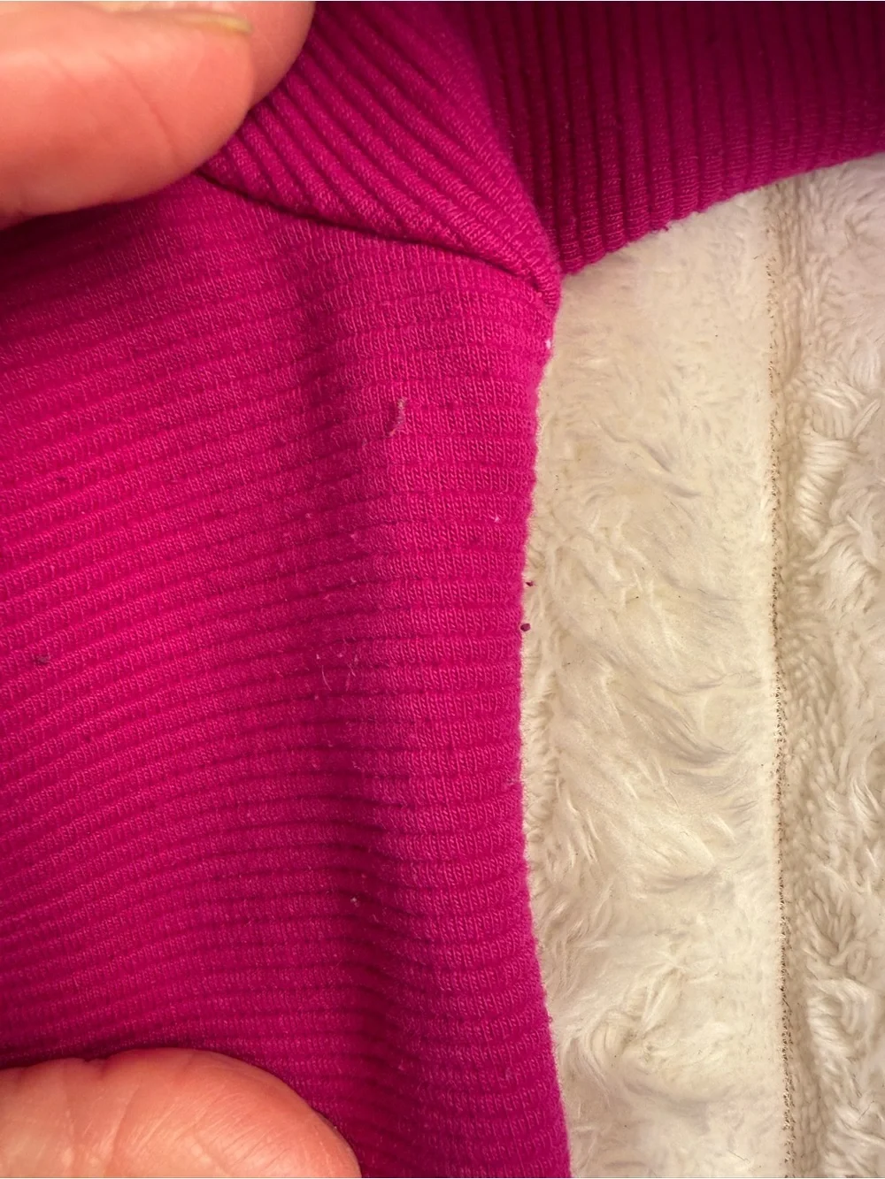 Boden Hot Pink Cornelia Ottoman Ribbed Knit Dress Pockets Size 10R‎
